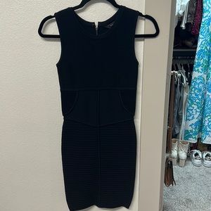 BCBG bandage dress with super flattering stitch details
